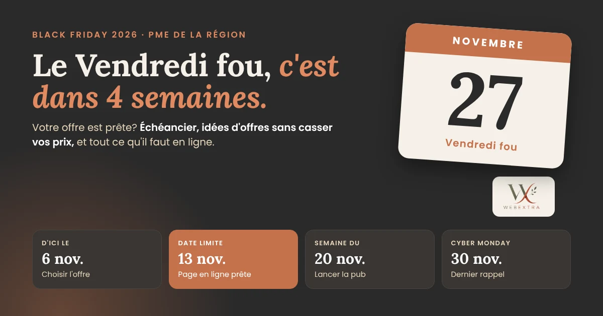 Black Friday 2026 : comment une petite entreprise peut en profiter
